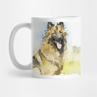 Belgian Tervuren Watercolor - Dog Lover Gifts Mug